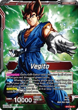 Vegito // Fusion Warrior Super Saiyan Vegito⁣ - Union Force⁣ (Rare)⁣ [001]