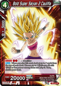 Bold Super Saiyan 2 Caulifla⁣ - The Tournament of Power⁣ (Rare)⁣ [012]