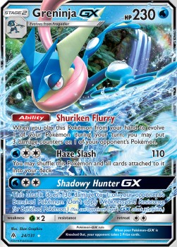 Greninja GX - Forbidden Light (Ultra Rare) [FLI-24]