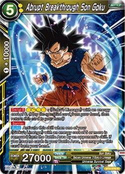 Abrupt Breakthrough Son Goku⁣ - Colossal Warfare⁣ (Rare)⁣ [076]