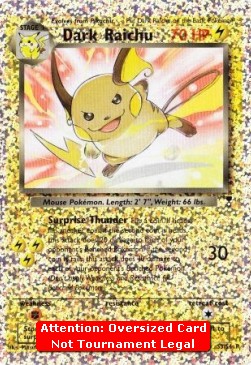 Dark Raichu - Legendary Collection (Oversized) [LC-7]