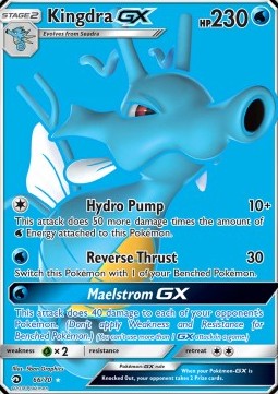 Kingdra GX - Dragon Majesty (Ultra Rare) [DRM-66]