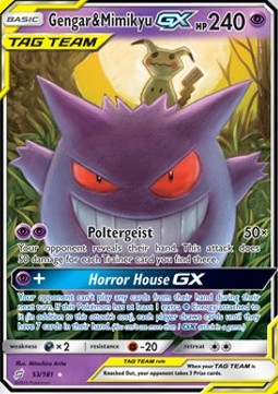 Gengar & Mimikyu GX⁣ - Team Up⁣ (Ultra Rare)⁣ [53]