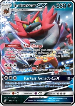 Incineroar GX⁣ - Team Up⁣ (Ultra Rare)⁣ [97]
