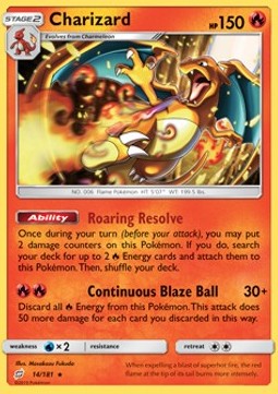 Charizard⁣ - Team Up⁣ (Rare)⁣ [14]