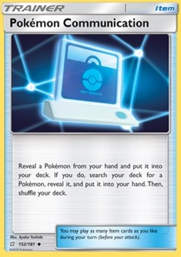 Pokémon Communication⁣ - Team Up⁣ (Uncommon)⁣ [152]