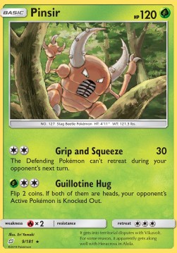 Pinsir⁣ - Team Up⁣ (Rare)⁣ [9]