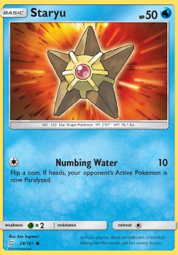Staryu⁣ - Team Up⁣ (Common)⁣ [28]