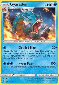 Gyarados⁣ - Team Up⁣ (Holo Rare)⁣ [30]