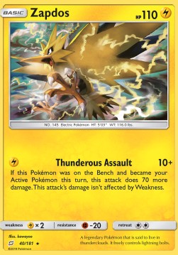 Zapdos⁣ - Team Up⁣ (Holo Rare)⁣ [40]