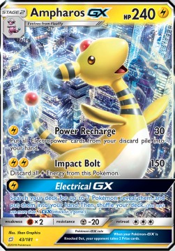 Ampharos GX⁣ - Team Up⁣ (Ultra Rare)⁣ [43]