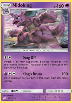 Nidoking⁣ - Team Up⁣ (Rare)⁣ [59]