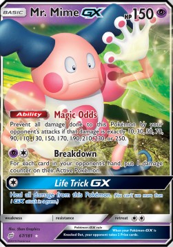 Mr. Mime GX⁣ - Team Up⁣ (Ultra Rare)⁣ [67]