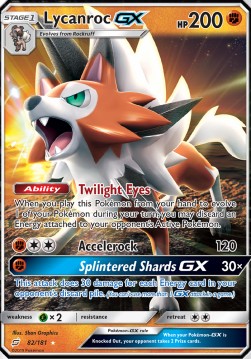Lycanroc GX⁣ - Team Up⁣ (Ultra Rare)⁣ [82]