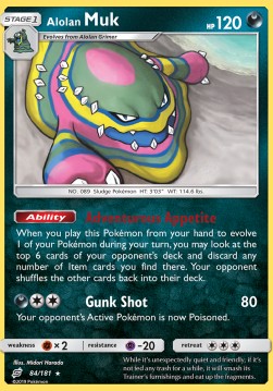 Alolan Muk⁣ - Team Up⁣ (Rare)⁣ [84]