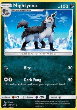 Mightyena⁣ - Team Up⁣ (Rare)⁣ [87]