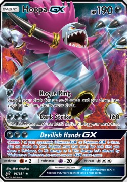 Hoopa GX⁣ - Team Up⁣ (Ultra Rare)⁣ [96]