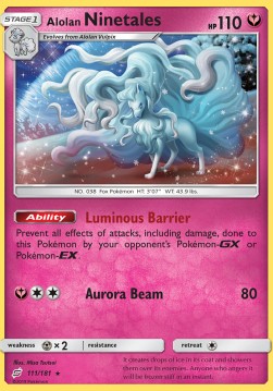 Alolan Ninetales⁣ - Team Up⁣ (Holo Rare)⁣ [111]