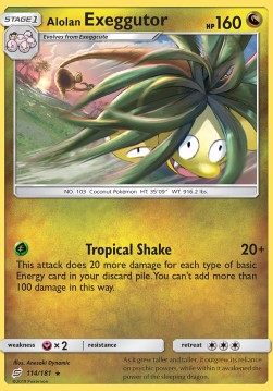 Alolan Exeggutor⁣ - Team Up⁣ (Rare)⁣ [114]
