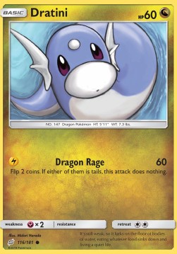 Dratini⁣ - Team Up⁣ (Common)⁣ [116]