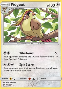 Pidgeot⁣ - Team Up⁣ (Rare)⁣ [124]