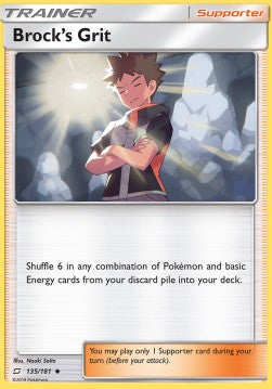 Brock's Grit⁣ - Team Up⁣ (Uncommon)⁣ [135]