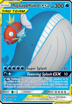 Magikarp & Wailord GX⁣ - Team Up⁣ (Ultra Rare)⁣ [160]