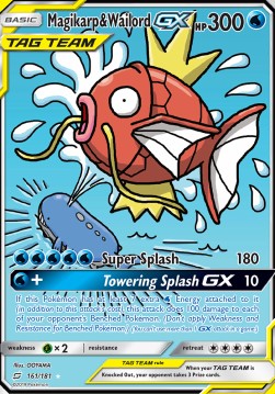 Magikarp & Wailord GX⁣ - Team Up⁣ (Ultra Rare)⁣ [161]