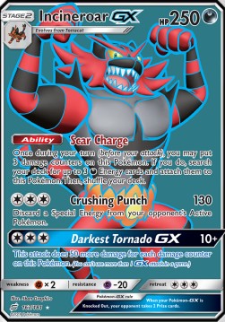 Incineroar GX⁣ - Team Up⁣ (Ultra Rare)⁣ [167]