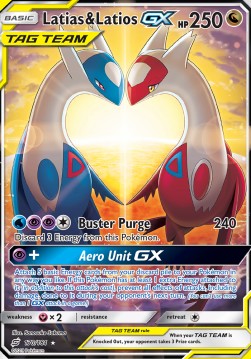 Latias & Latios GX⁣ - Team Up⁣ (Ultra Rare)⁣ [170]