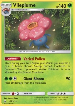 Vileplume - Unbroken Bonds (Holo Rare) [UNB-8]