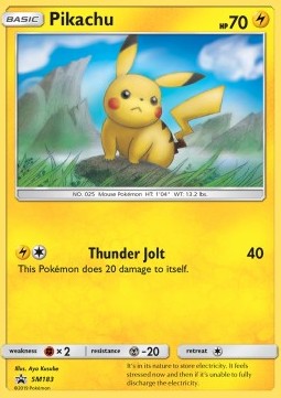 Pikachu - SM Black Star Promos (Promo) [SM-183]