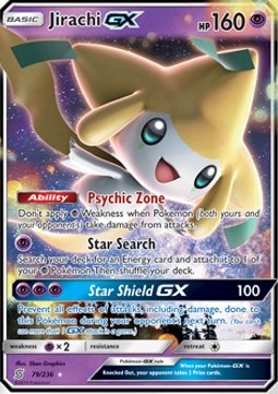 Jirachi GX - Unified Minds (Ultra Rare) [UNM-79]
