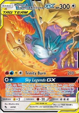 Moltres & Zapdos & Articuno GX⁣ - Hidden Fates⁣ (Ultra Rare)⁣ [44]
