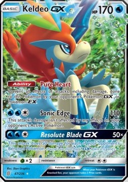 Keldeo GX⁣ - Unified Minds⁣ (Ultra Rare)⁣ [47]