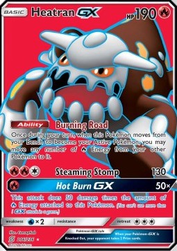 Heatran GX - Unified Minds (Ultra Rare) [UNM-216]