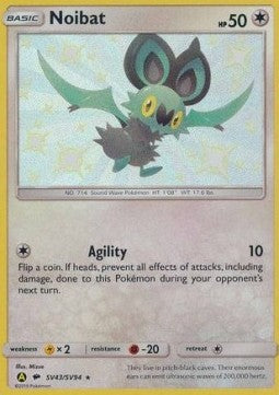 Noibat⁣ - Hidden Fates⁣ (Holo Rare)⁣ [SV43]
