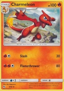 Charmeleon⁣ - Hidden Fates⁣ (Uncommon)⁣ [8]
