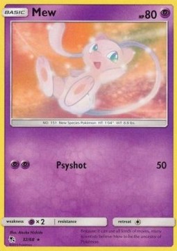 Mew⁣ - Hidden Fates⁣ (Rare)⁣ [32]