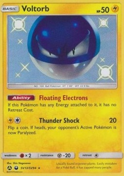 Voltorb⁣ - Hidden Fates⁣ (Holo Rare)⁣ [SV13]