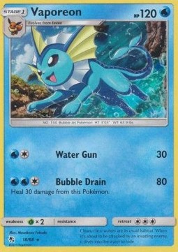 Vaporeon⁣ - Hidden Fates⁣ (Holo Rare)⁣ [18]