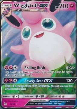 Wigglytuff GX⁣ - Hidden Fates⁣ (Ultra Rare)⁣ [42]