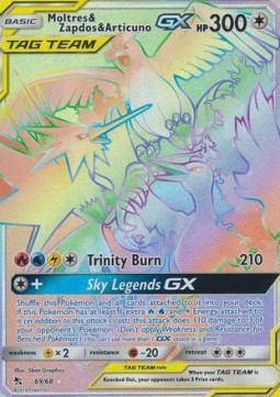 Moltres & Zapdos & Articuno GX⁣ - Hidden Fates⁣ (Secret Rare)⁣ [69]