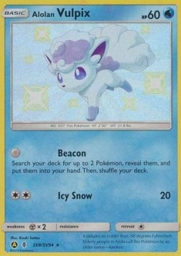 Alolan Vulpix⁣ - Hidden Fates⁣ (Holo Rare)⁣ [SV8]