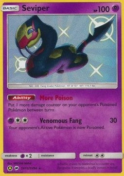 Seviper⁣ - Hidden Fates⁣ (Secret Rare)⁣ [SV15]