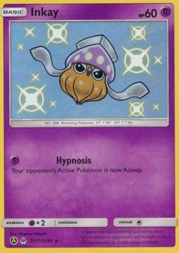 Inkay⁣ - Hidden Fates⁣ (Holo Rare)⁣ [SV17]