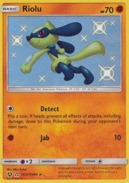 Riolu⁣ - Hidden Fates⁣ (Secret Rare)⁣ [SV21]