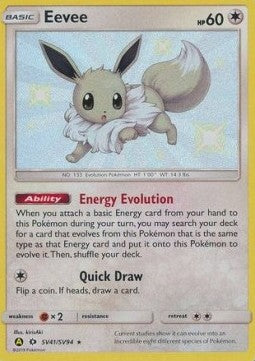 Eevee⁣ - Hidden Fates⁣ (Holo Rare)⁣ [SV41]