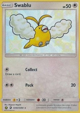 Swablu⁣ - Hidden Fates⁣ (Secret Rare)⁣ [SV42]