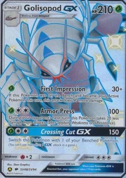 Golisopod GX⁣ - Hidden Fates⁣ (Secret Rare)⁣ [SV48]